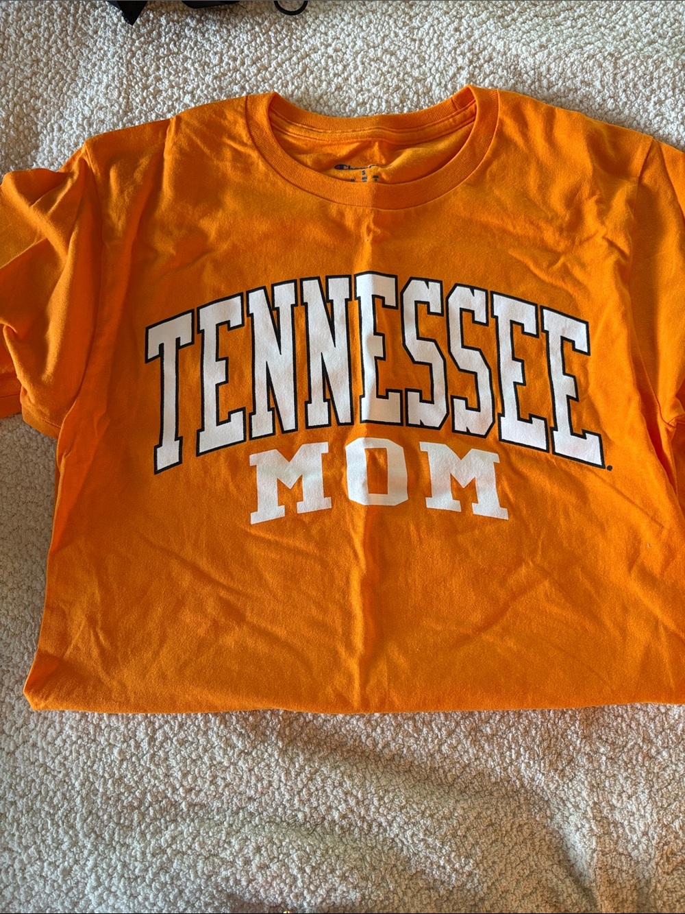 Champion Orange Tennessee MOM Kids Short Sleeve Tee